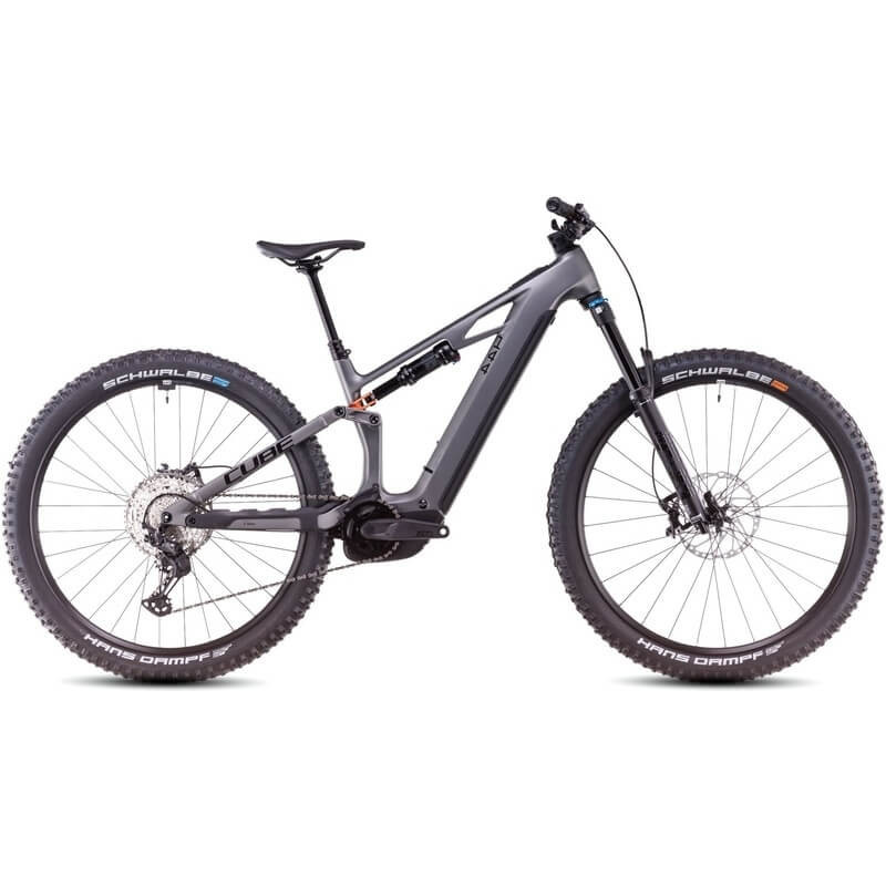 VTT électrique Cube Stereo hybrid One44 HPC SLX 800 Gris